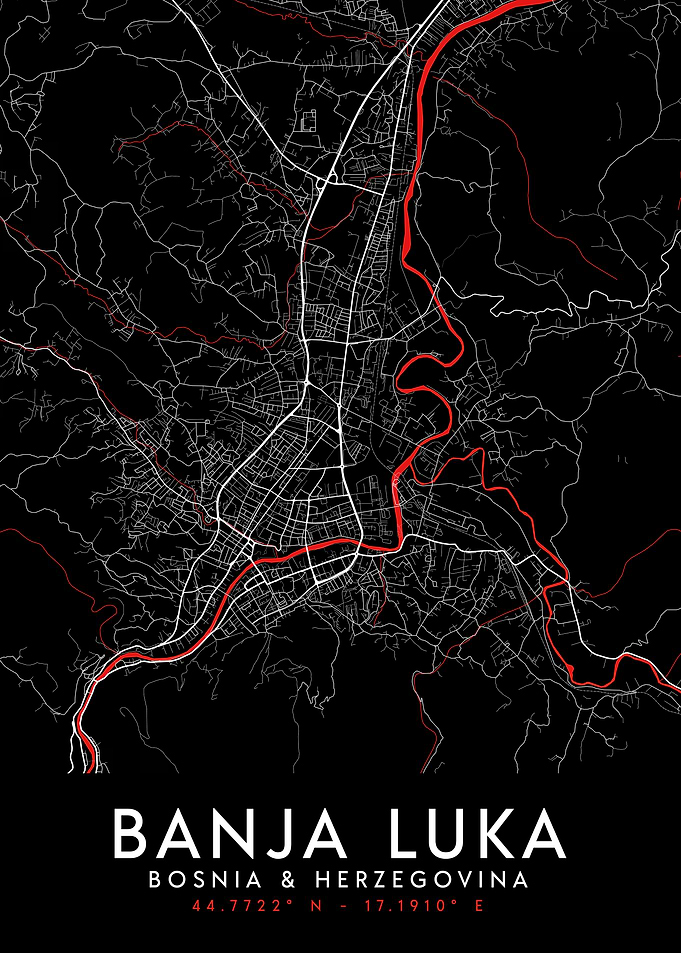 Banja Luka Dark Map