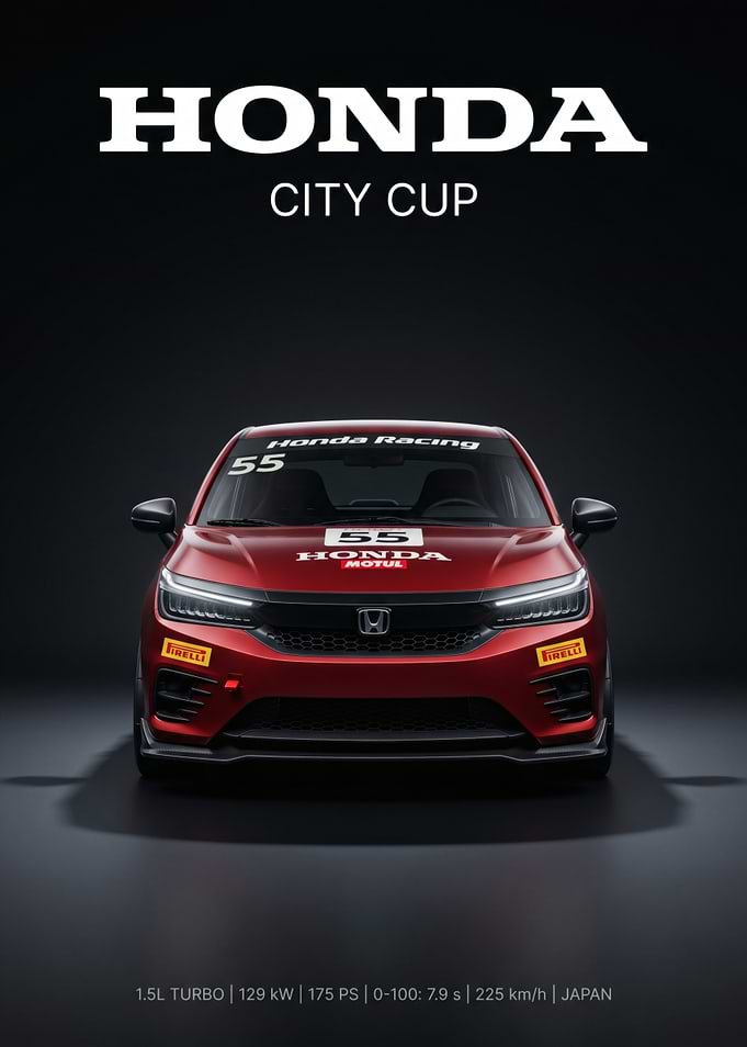 Honda City Cup Racing Car