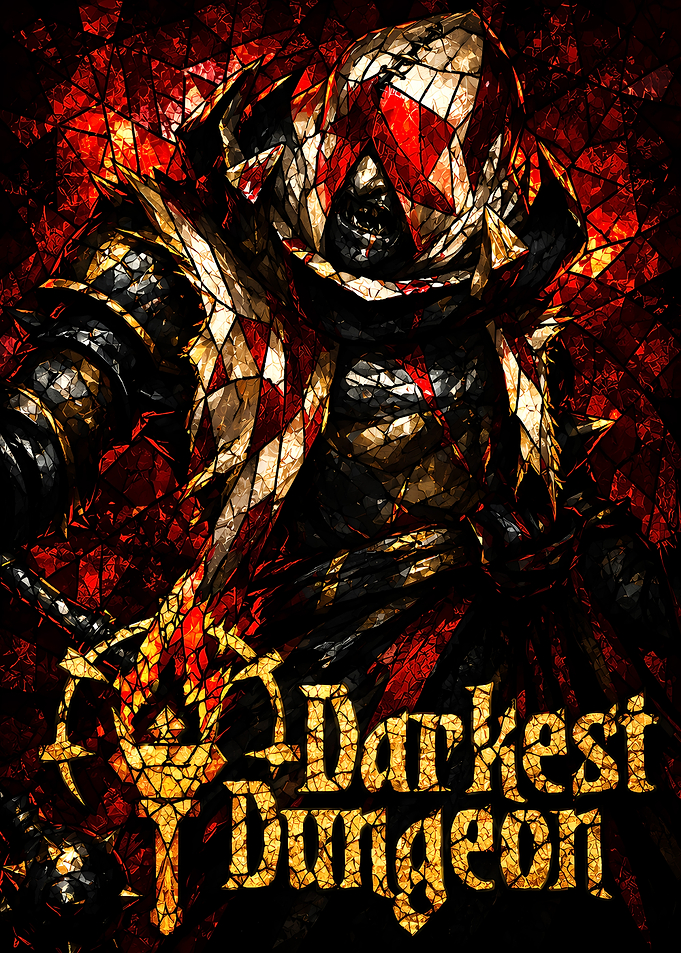 Darkest Dungeon Stained Glass Art