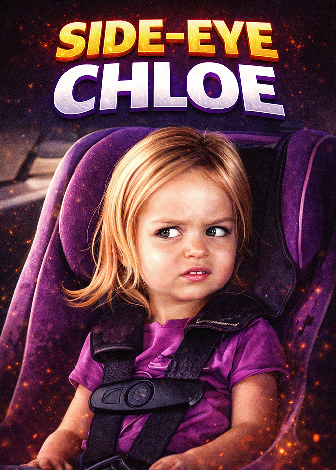 Side-Eye Chloe in Car Seat