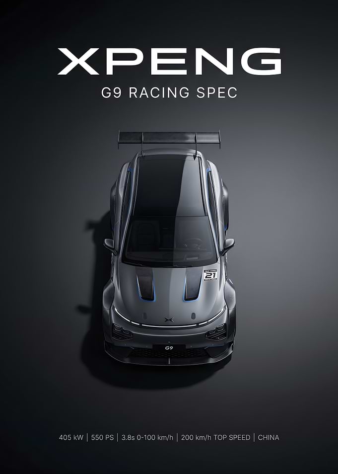 XPENG G9 Racing Spec Car