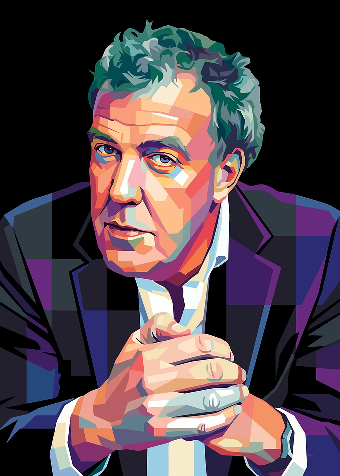 Jeremy Clarkson Pop Art Portrait