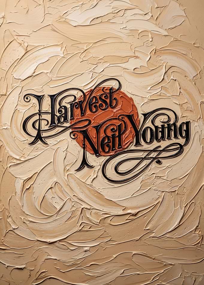 Harvest Album Cover Painting Art