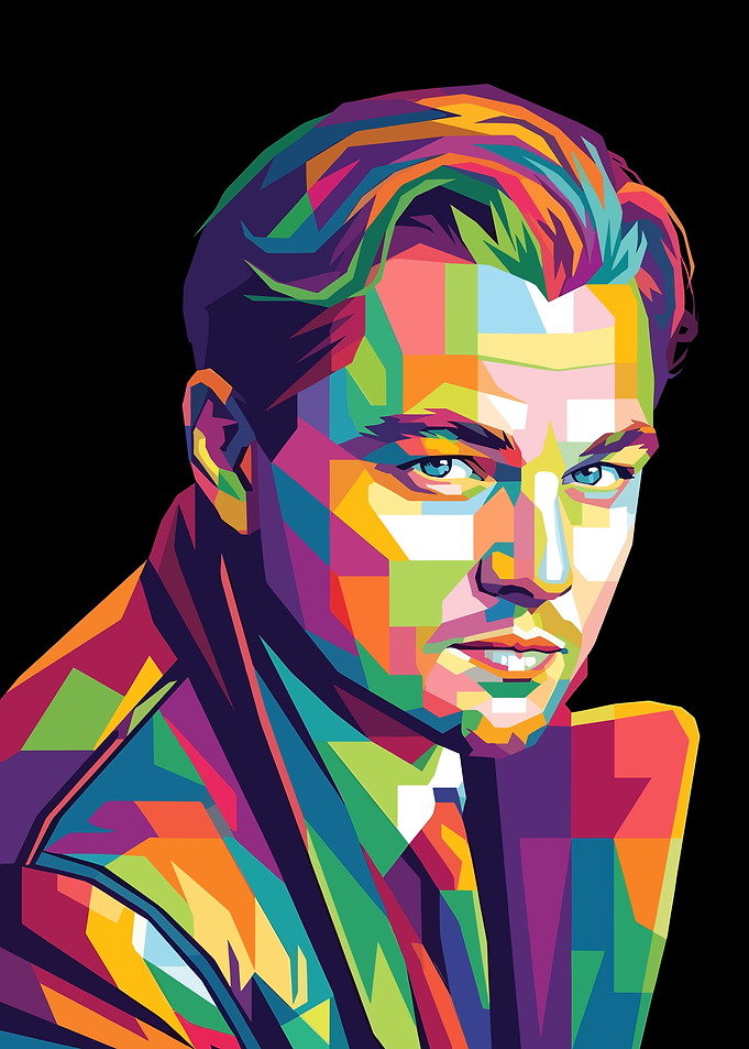 Leonardo DiCaprio Pop Art Portrait
