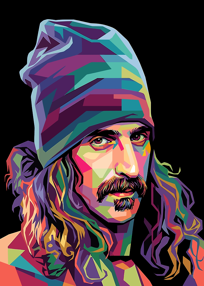 Frank Zappa Pop Art Portrait