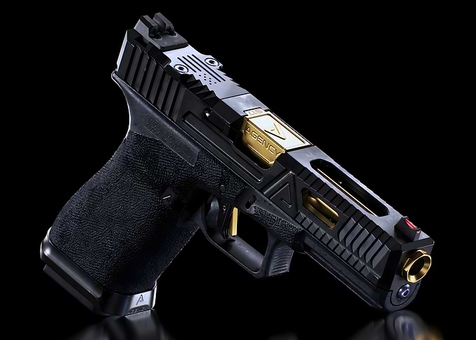 Custom Gold and Black Pistol