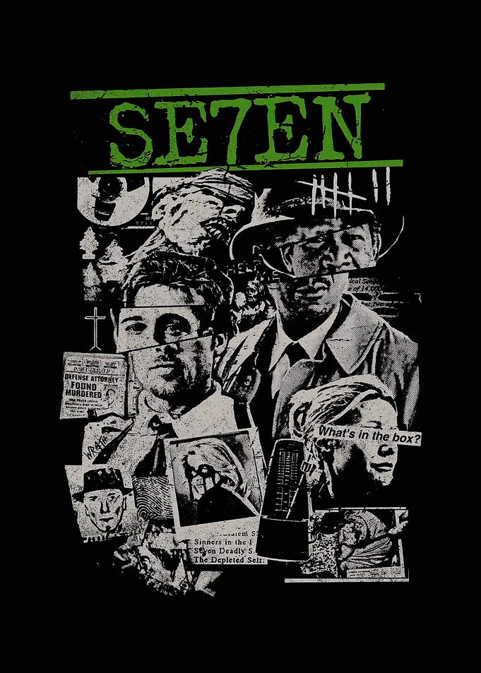 Seven Movie Poster Collage
