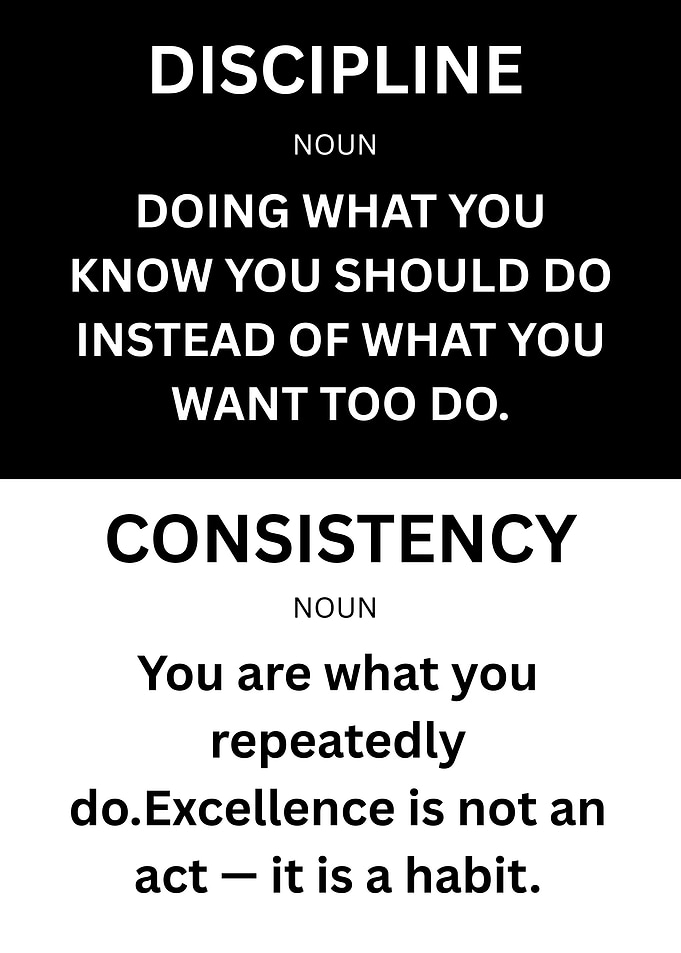 Discipline and Consistency Definitions
