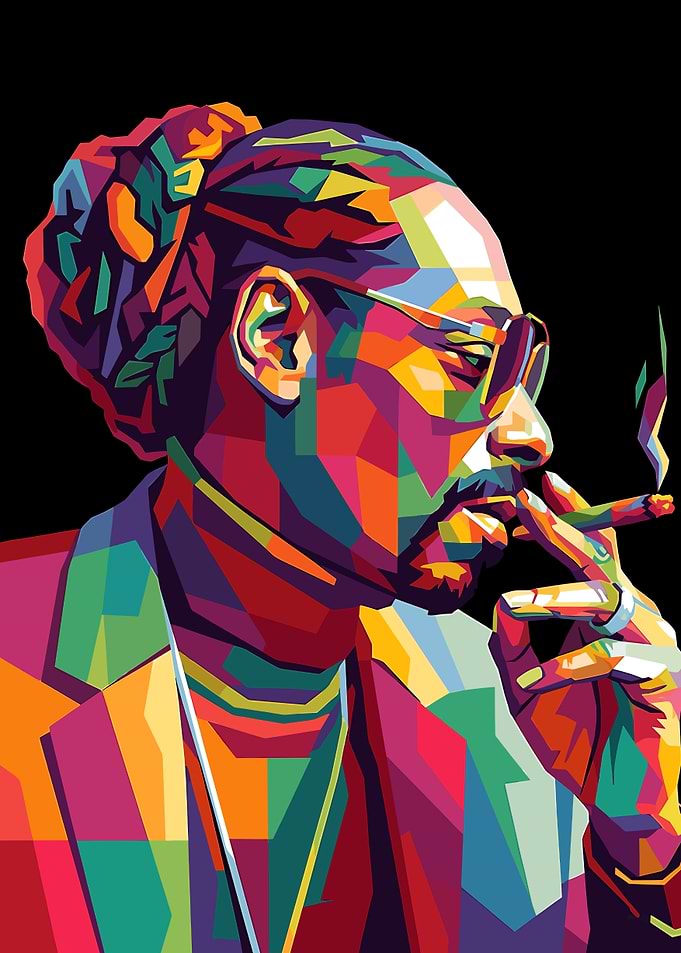 Snoop Dogg Pop Art Portrait