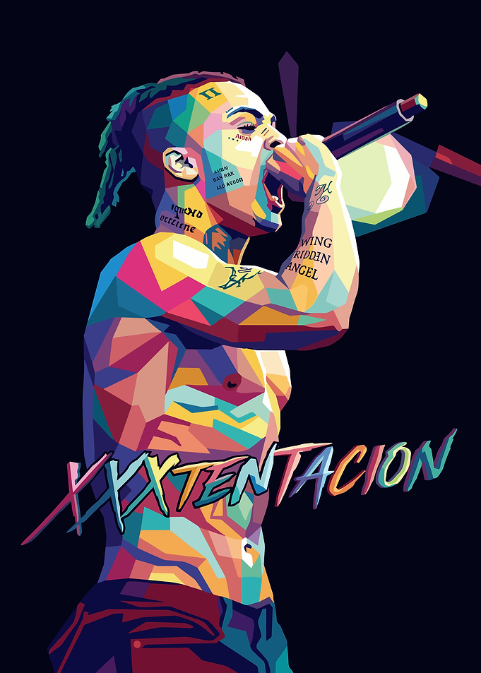 XXXTentacion Pop Art Portrait