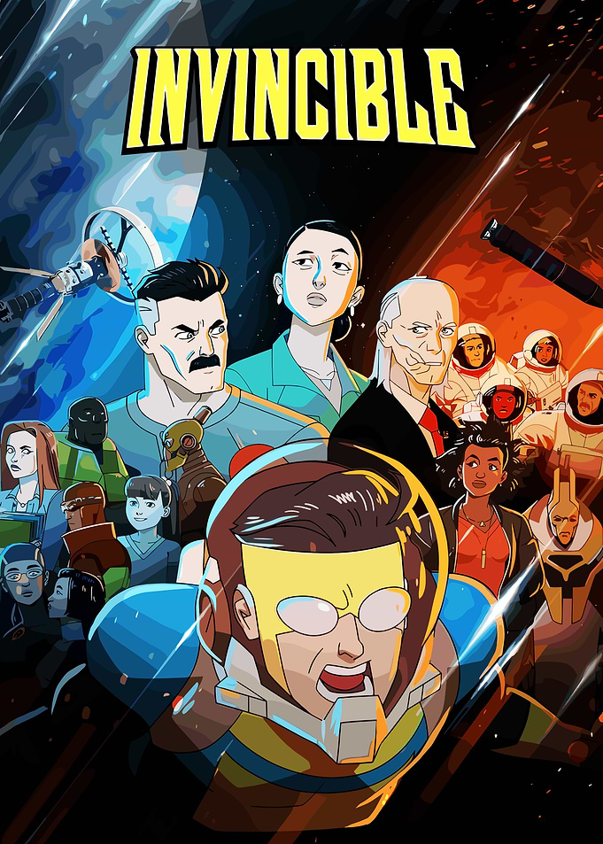 Invincible Comic Book Poster