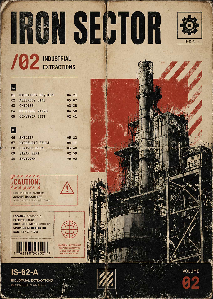 Iron Sector Industrial Extractions Poster