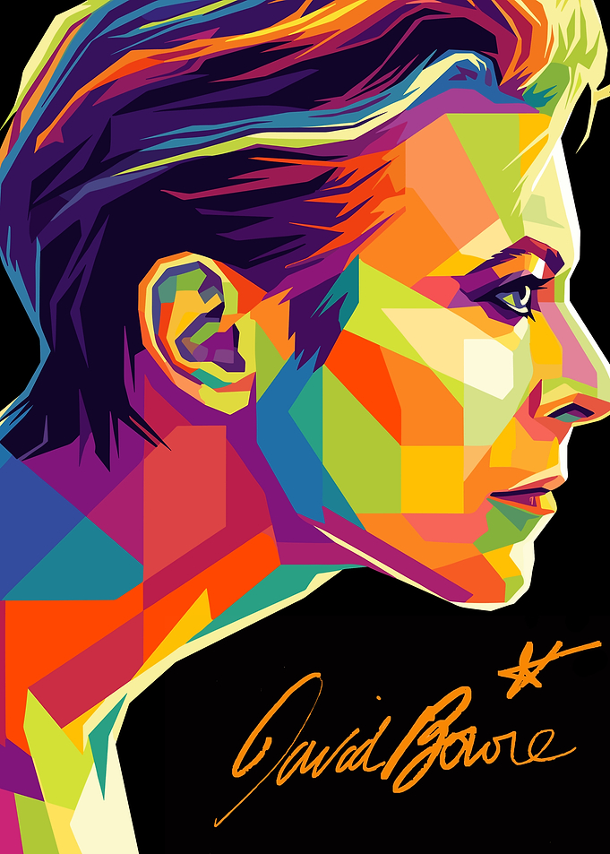 David Bowie Pop Art Portrait