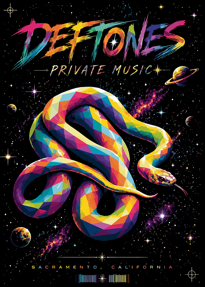 Deftones Private Music Snake Space Art