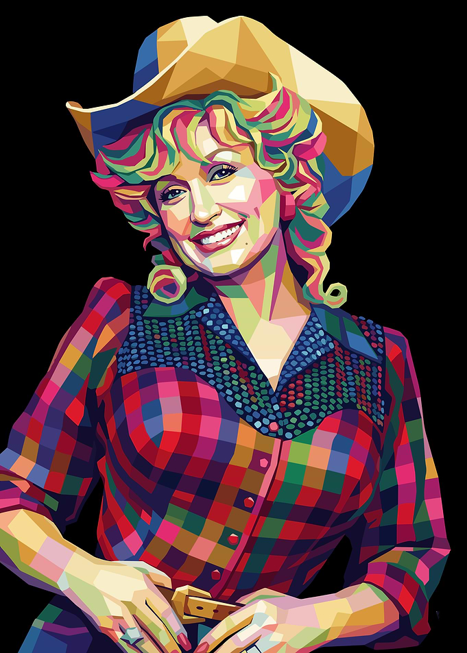 Dolly Parton Pop Art Portrait
