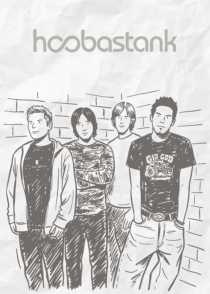Hoobastank Band Sketch