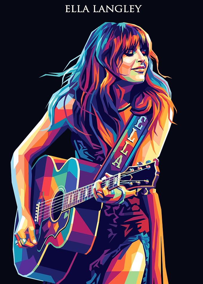 Ella Langley Playing Guitar