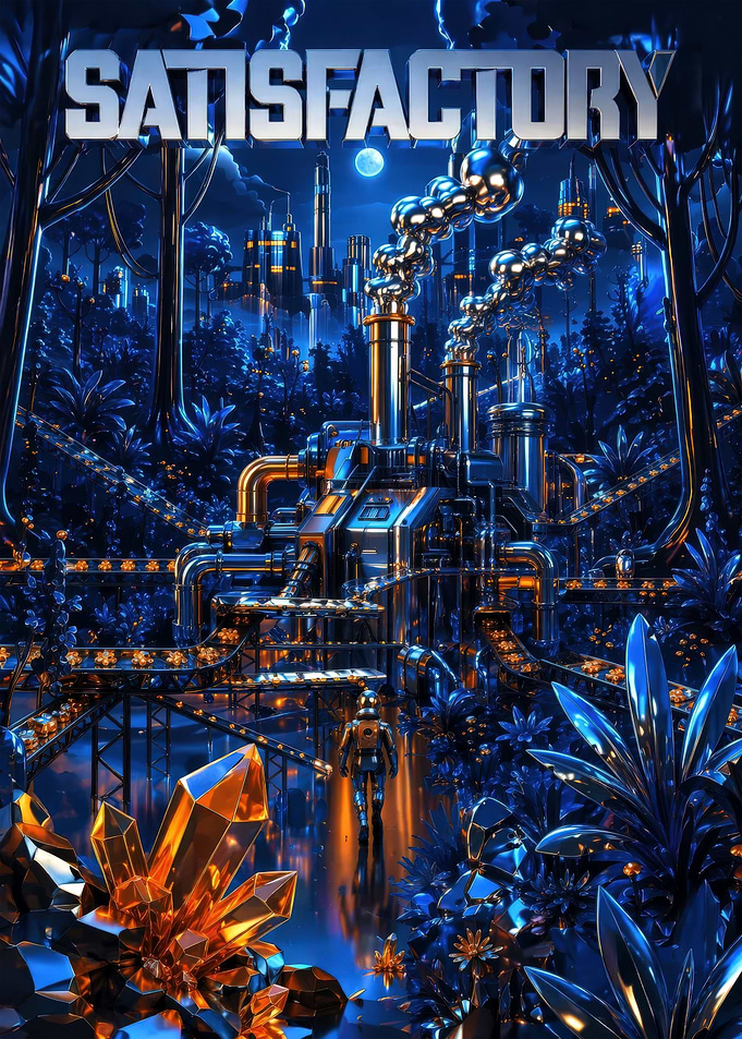 Satisfactory Game Art