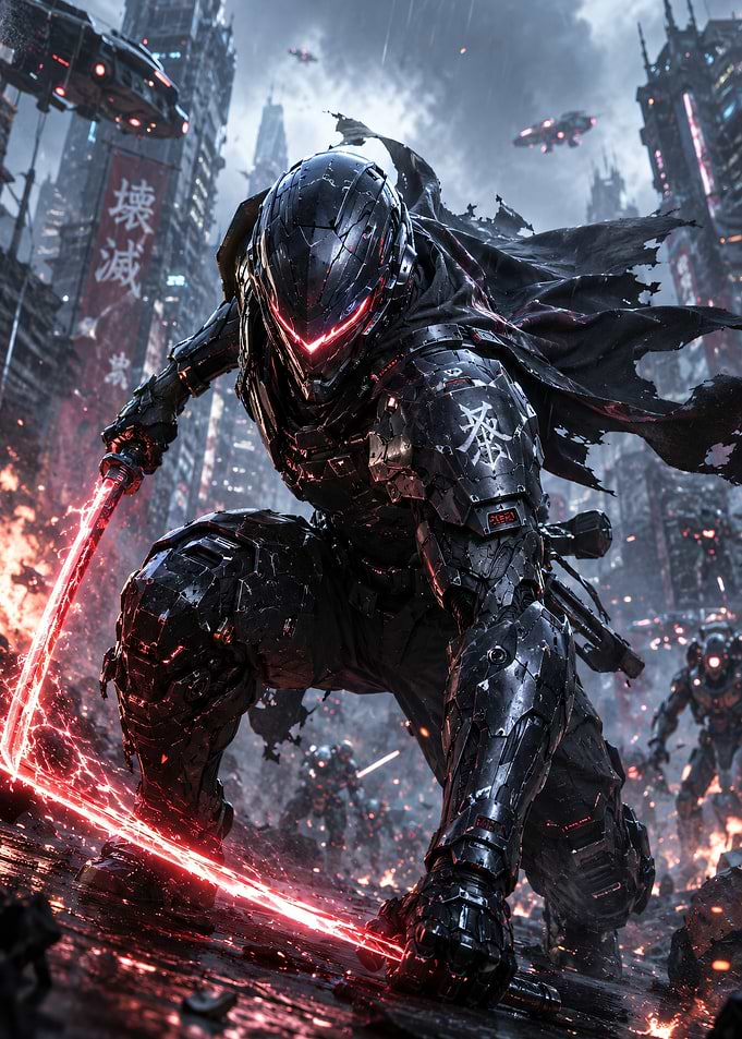 Cyberpunk Ninja Warrior