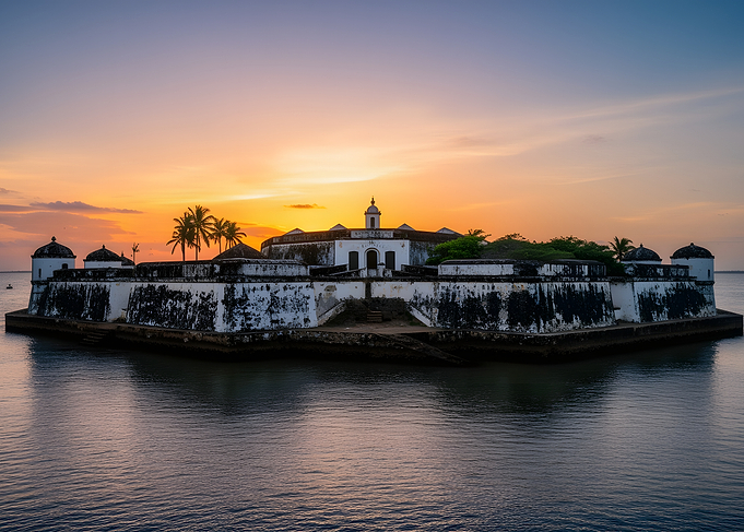 Fortress at Sunset