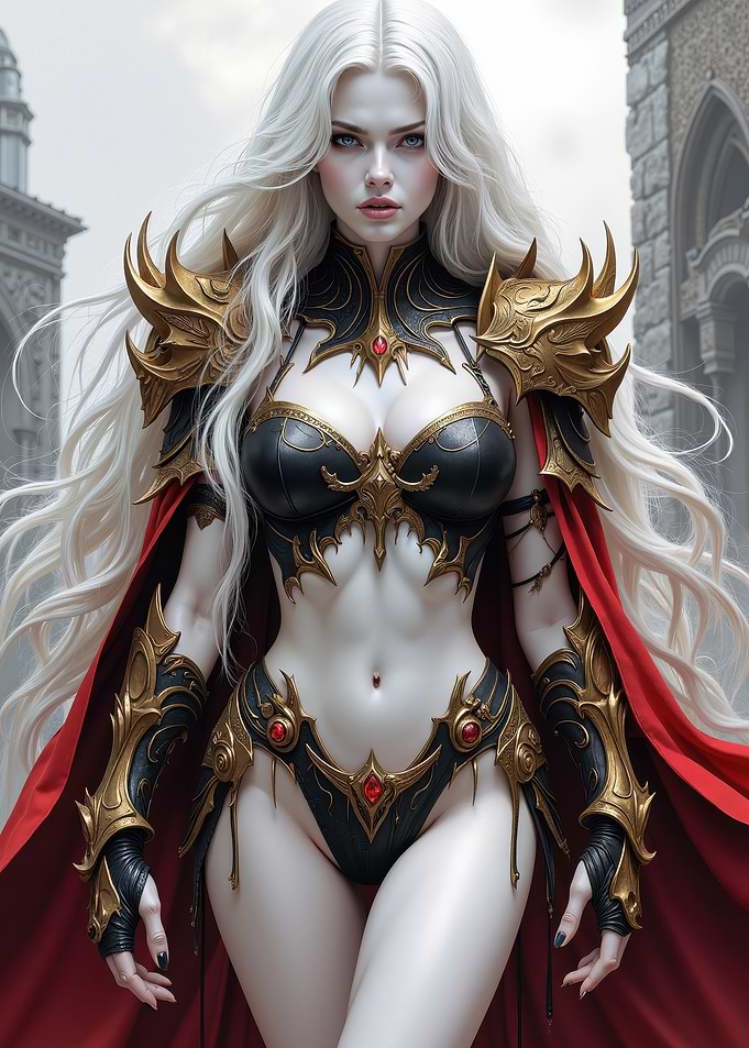 Fantasy Warrior Woman in Armor