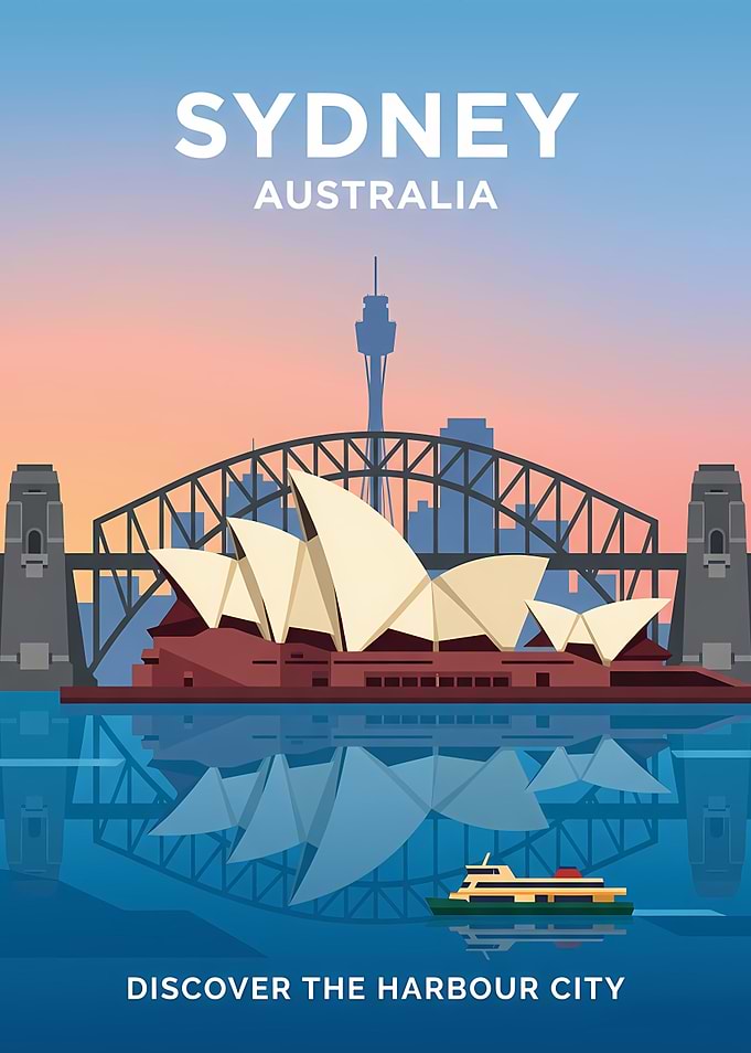 Sydney Opera House and Harbour Bridge