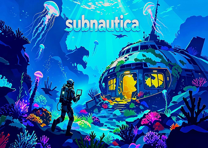 Subnautica Underwater Scene