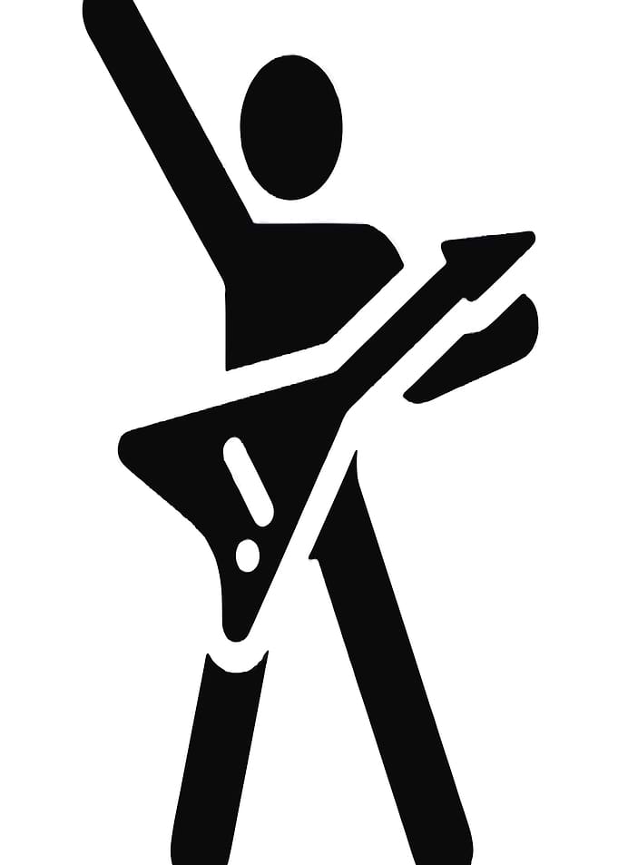 Rockstar Playing Guitar