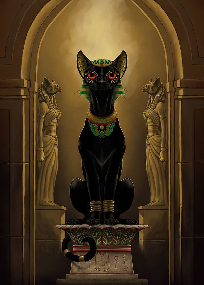 Bay Of Egyptian Cat Goddess Bastet