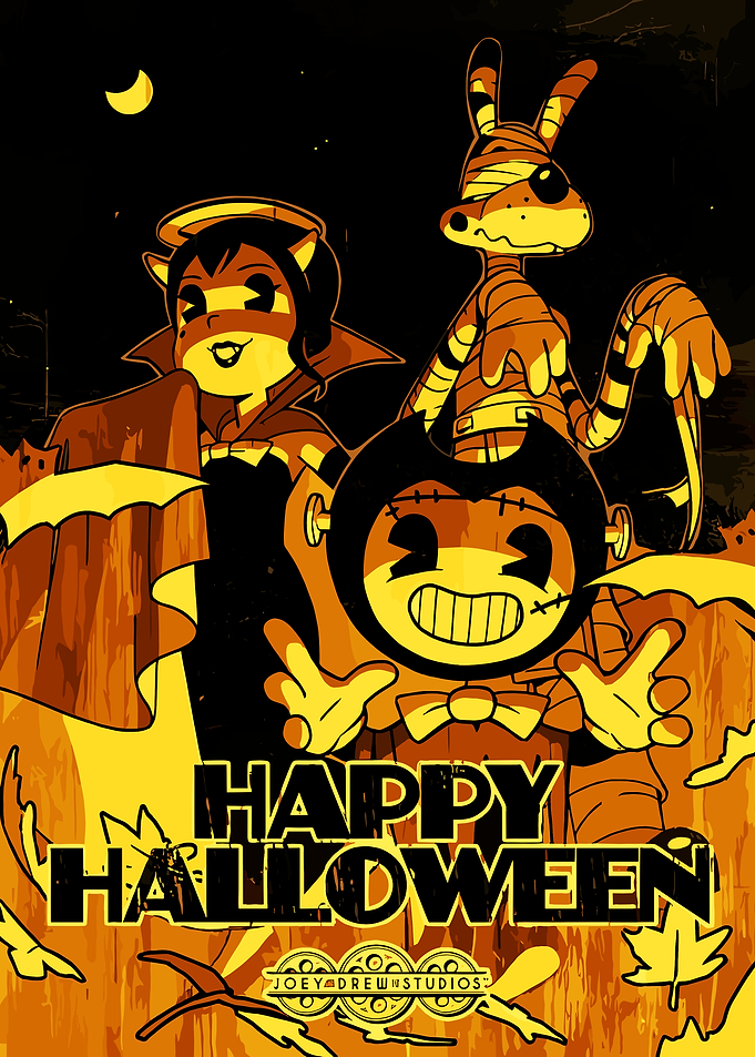 Bendy and the Ink Machine Halloween Poster