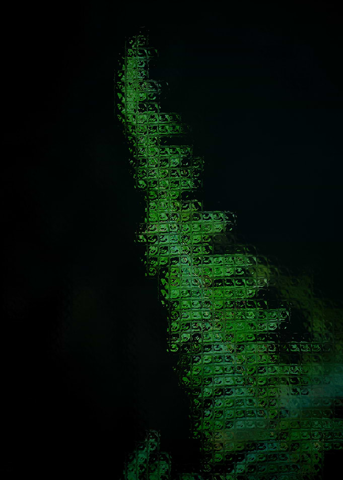 Abstract Green Plant Texture
