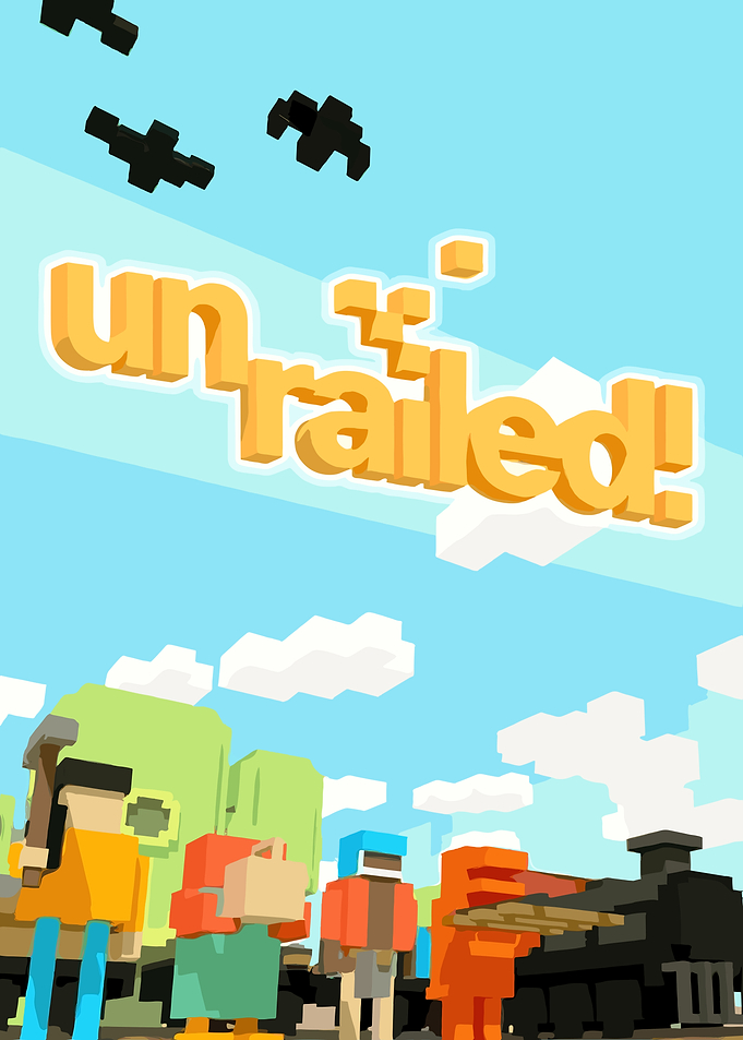 Unrailed! Video Game Cover
