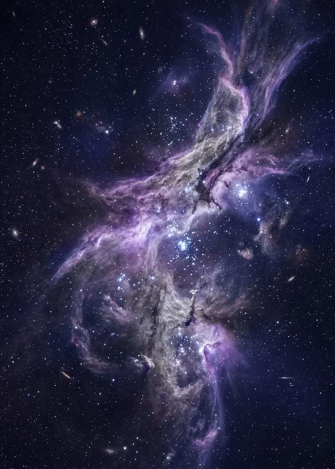 Vibrant Nebula in Deep Space