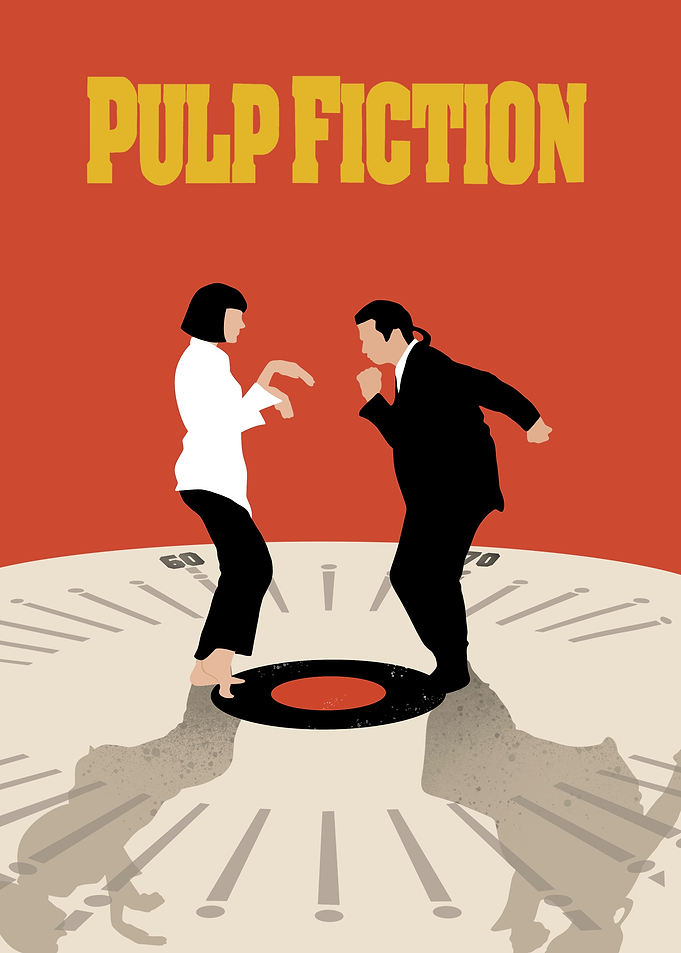 Pulp Fiction Dance Poster