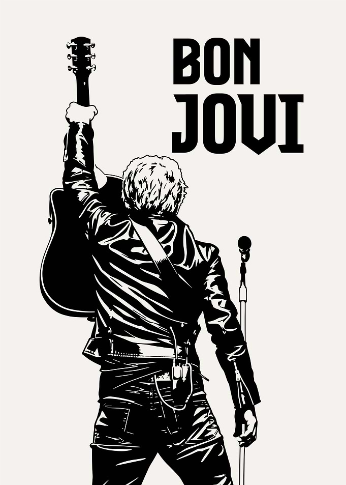 Bon Jovi Rock Star Silhouette
