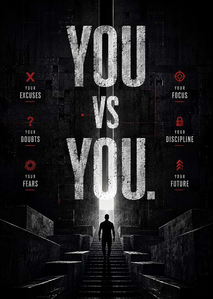 You vs You Motivational Poster