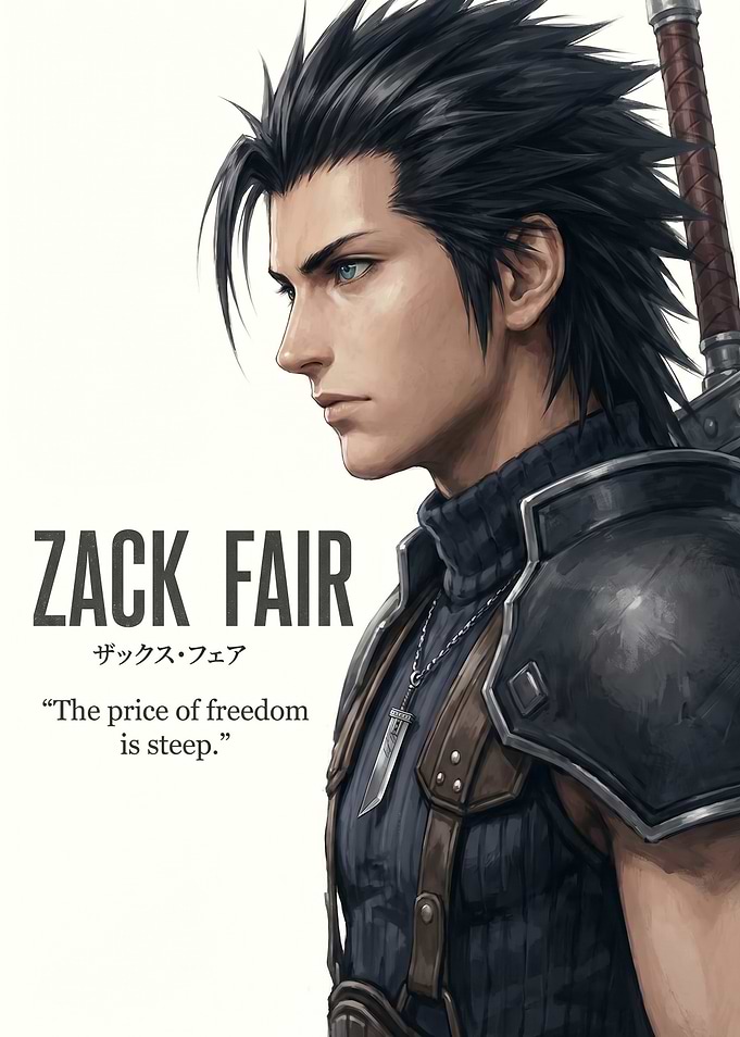 Zack Fair Portrait