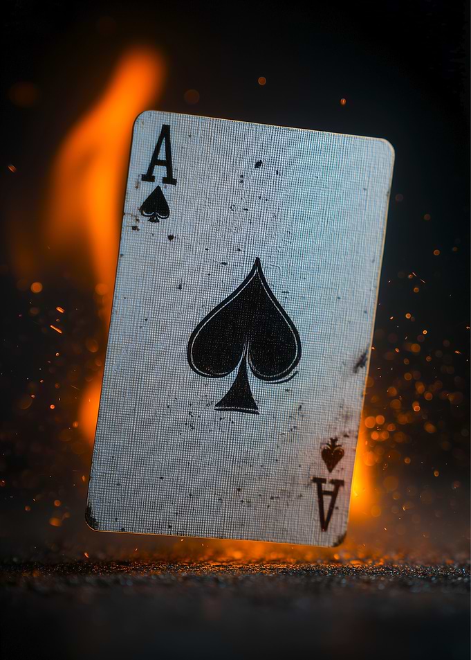 Ace of Spades on Fire