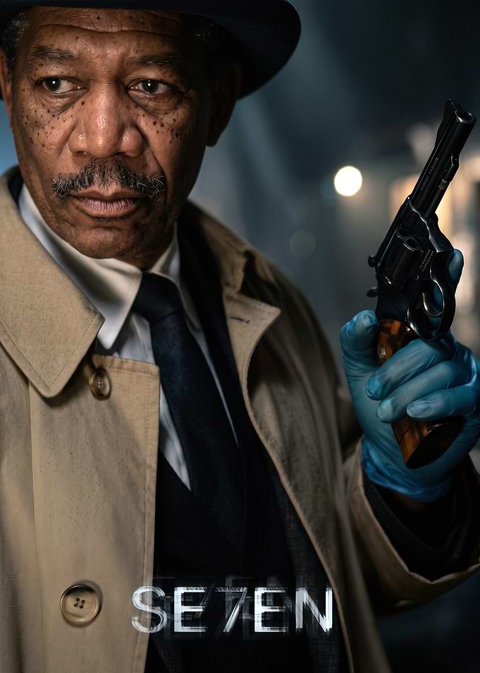 Morgan Freeman as Detective Somerset