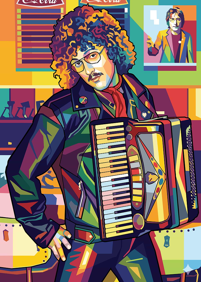 Pop Art Portrait of 'Weird Al' Yankovic