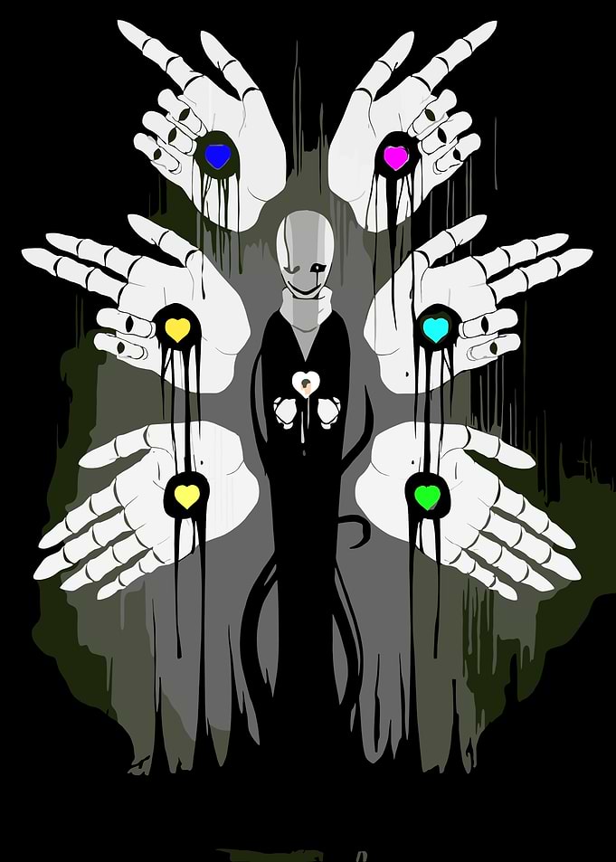 Gaster with Floating Hands and Souls