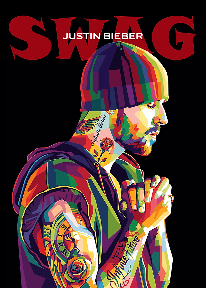 Justin Bieber Swag Pop Art