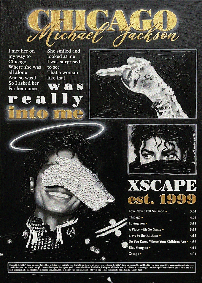 Michael Jackson Chicago Xscape Artwork