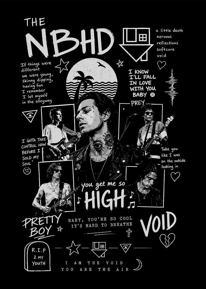 The NBHD Band Collage