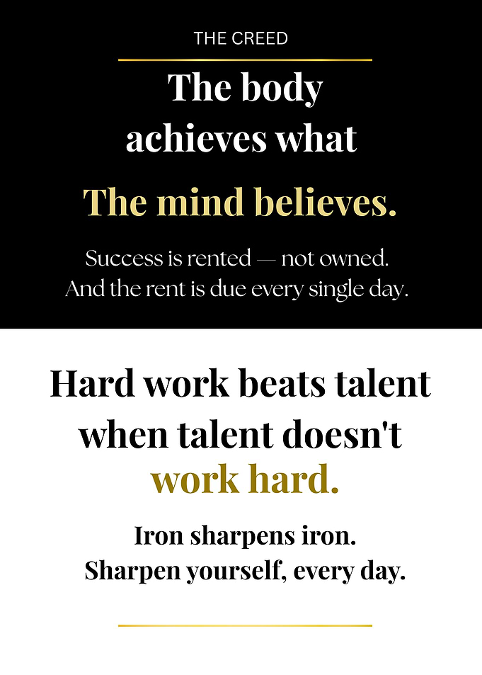 disclipline and talent quotes