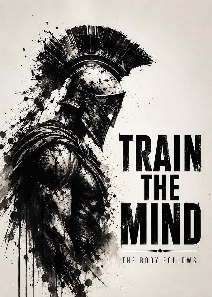 Spartan Warrior Train the Mind Poster