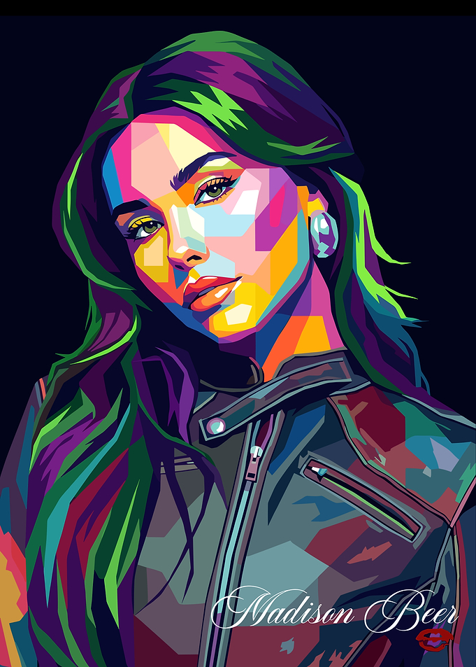 Madison Beer Pop Art Portrait