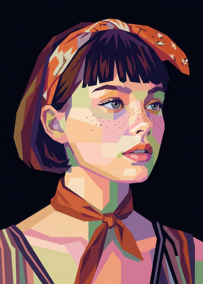 Pop Art Portrait of a Woman