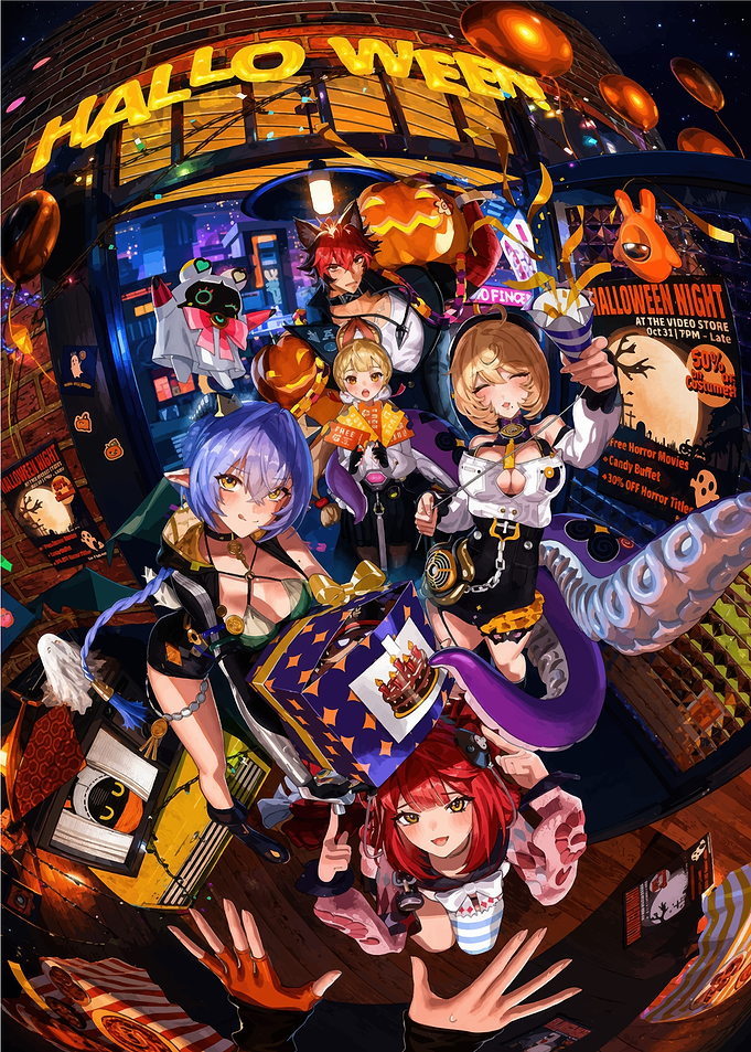 Halloween Night Anime Characters