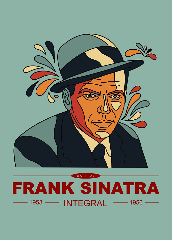 Frank Sinatra Pop Art Portrait